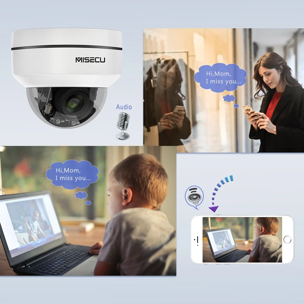Miecu H.265 1080P PTZ IP камера 4X Zoom Мини скоростная металлическая наружная