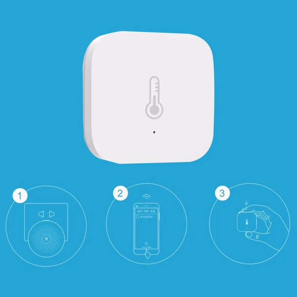 Интеллектуальный датчик влажности температуры Aqara Wifi Беспроводная сигнализация в реальном времени умная сигнализация через приложение управление Умный дом