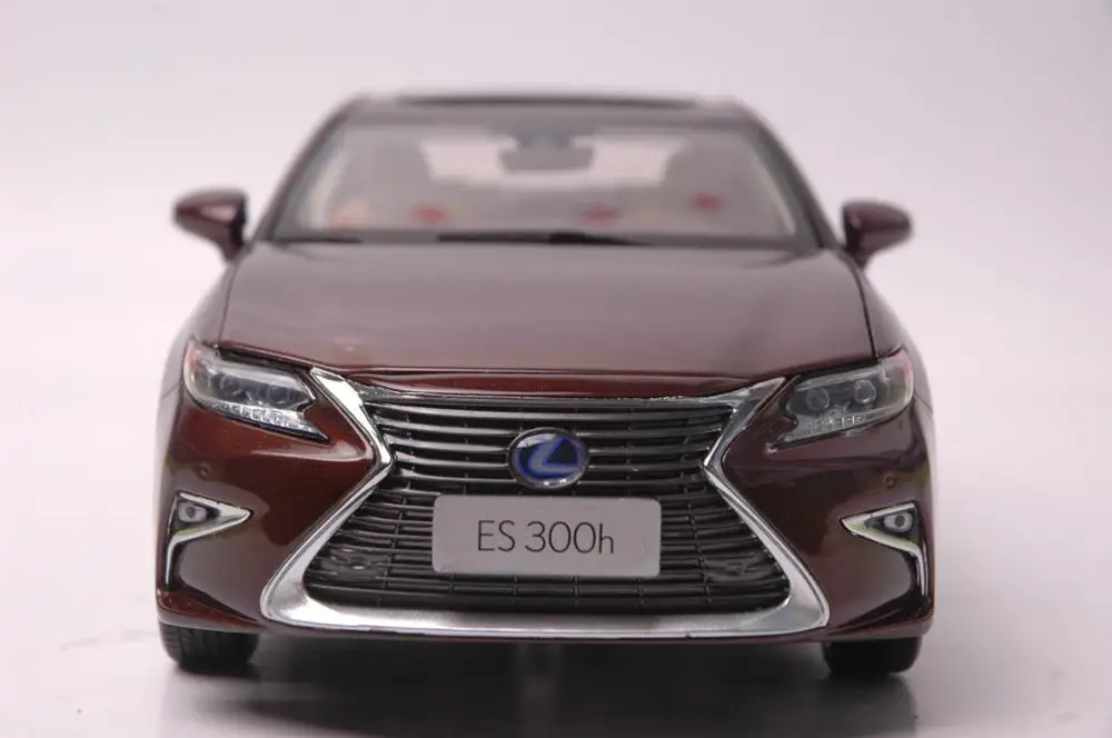 1:18 литая модель для Lexus ES 300h 2015 Янтарный седан игрушечный автомобиль из сплава