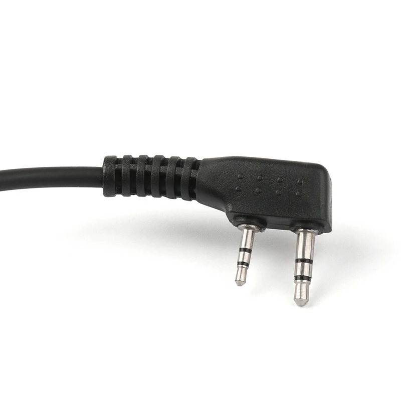 2 broches 4 fils haut-parleur micro câble ligne pour Baofeng UV5R Kenwood TK370 Motorola talkie-walkie Radio et interphone w/K type 2pin plug ► Photo 3/6