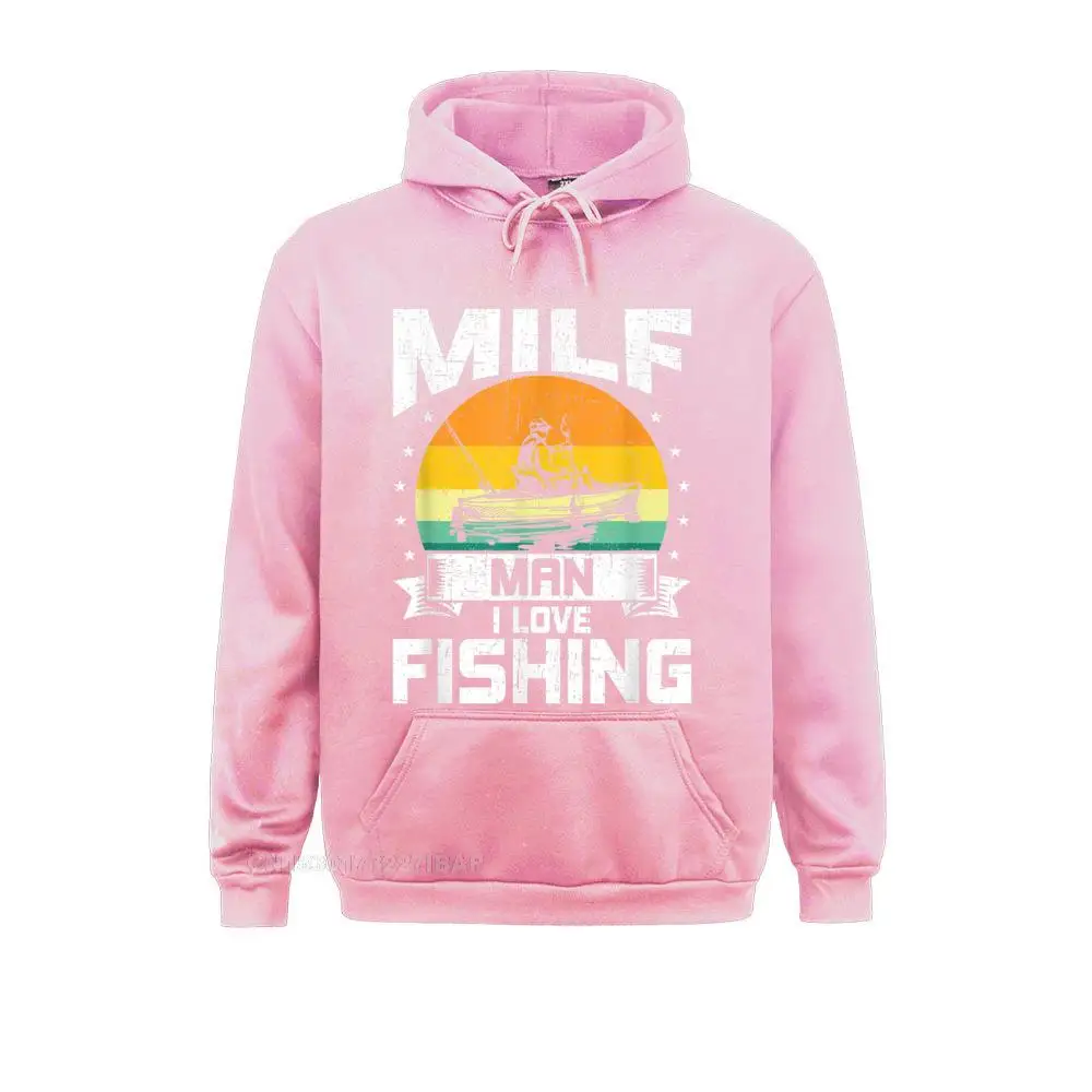 Milf Man I Love Fishing Fly Fishing T-Shirt Printing Long Sleeve Hoodies Summer Women's Sweatshirts Simple Style Hoods 2021 New