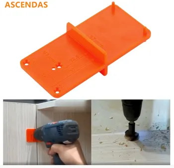 

ASCENDAS 35mm 40mm Hinge Hole Drilling Guide Locator Door Cabinets DIY Tool For Woodworking tool CS-003