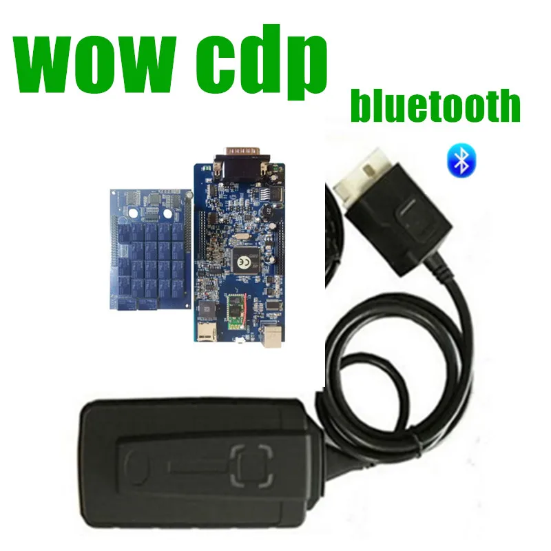 

2019 WOW CDP With Bluetooth wow cdp snooper Pro plus OBD2 Scanner Tool for delphis Diagnostic Tool New VCI vd ds150e cdp pro