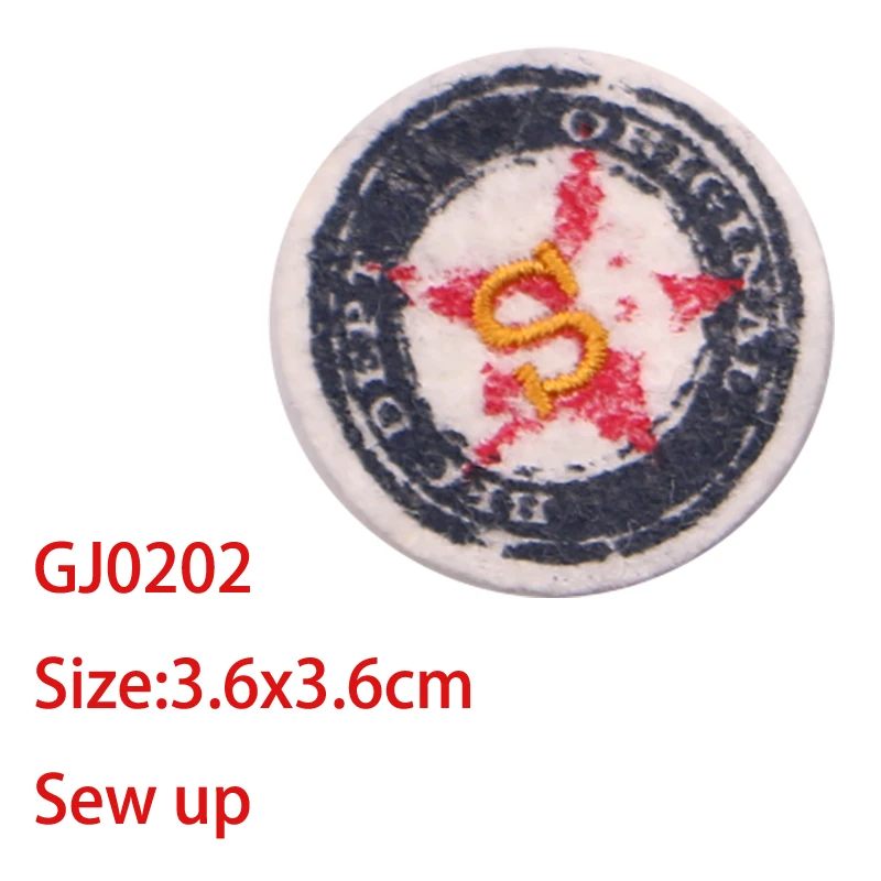 5 шт. мультяшная декоративная медаль, буква М, значок звезды вышитая аппликация патчи для DIY железные значки-наклейки на рюкзак
