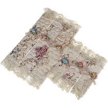 1 пара Модная крышка ручки холодильника вышитая кружевная Ручка дверцы холодильника крышки