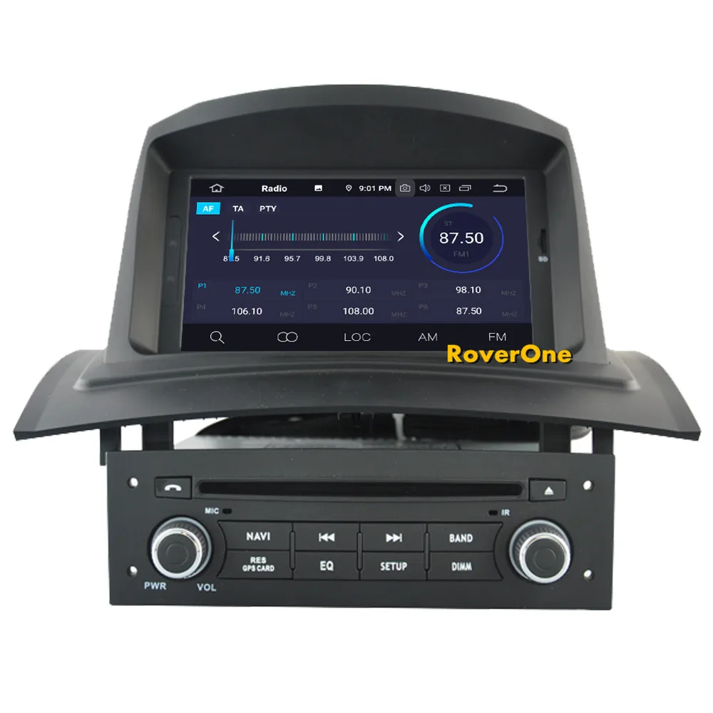 Clearance RoverOne Car Multimedia System For Renault Megane 2 II Fluence Android 9.0 Radio Stereo DVD GPS Navigation Media Music Player 6