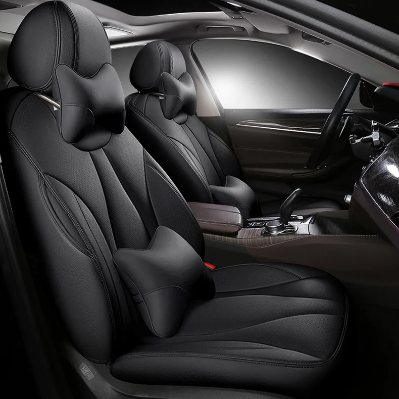 

custom cowhide car seat cover for Nissan Qashqai J10 J11 Sunny X-Trail t32 Cima Fuga Cefiro murano car accessories auto styling