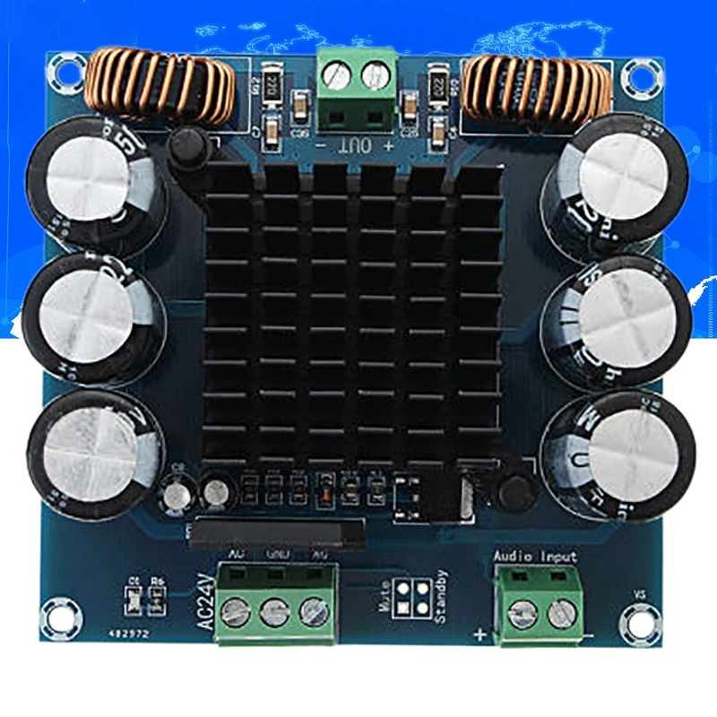 XH M253 420 Вт Высокая мощность моно цифровой усилитель мощности плата tda8954 го ядра BTL