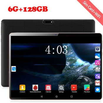 

2020 New 10.1 Inch Tablet PC Android 8.0 Octa Core RAM 6GB ROM 128GB 3G/4g LET Smart Phone Android 9 WiFi GPS Tablets 10
