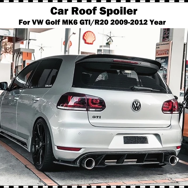 Osir автостайлинг Стекловолокно Задний Багажник на крыше крыло спойлер для VW Golf 6 VI