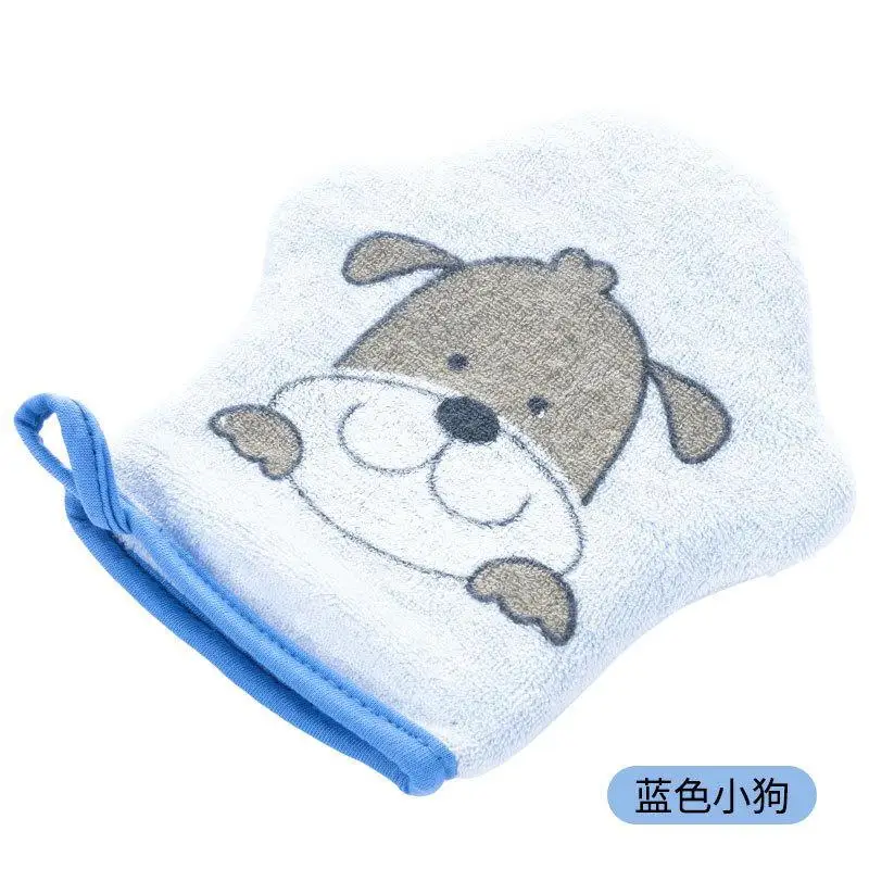 Baby Brush Body Brush Baby Bath Gloves Soft Kids Baby Bath Brushes Towels Cartoon Animal Shape Shower Gloves Washcloth For Bathing Children's Wash Clean Shower Massage