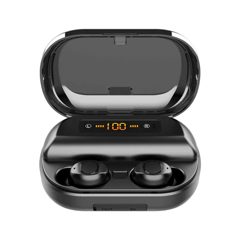 4000MAH BT5.0 беспроводные Bluetooth наушники стерео IPX7 Bluetooth наушники для зарядное устройство смарт-часов случае Audifonos Para Celular 40OCT9 - Цвет: 4000MAH