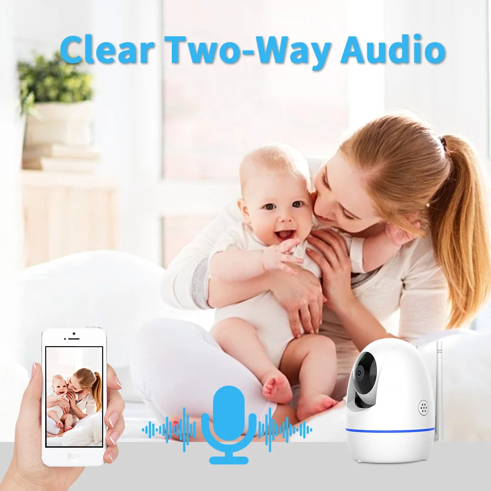 Jiange Cloud Wi-Fi камера с автоматическим отслеживанием 2MP pan Tilt Сетевая домашняя охранная камера видеонаблюдения CCTV