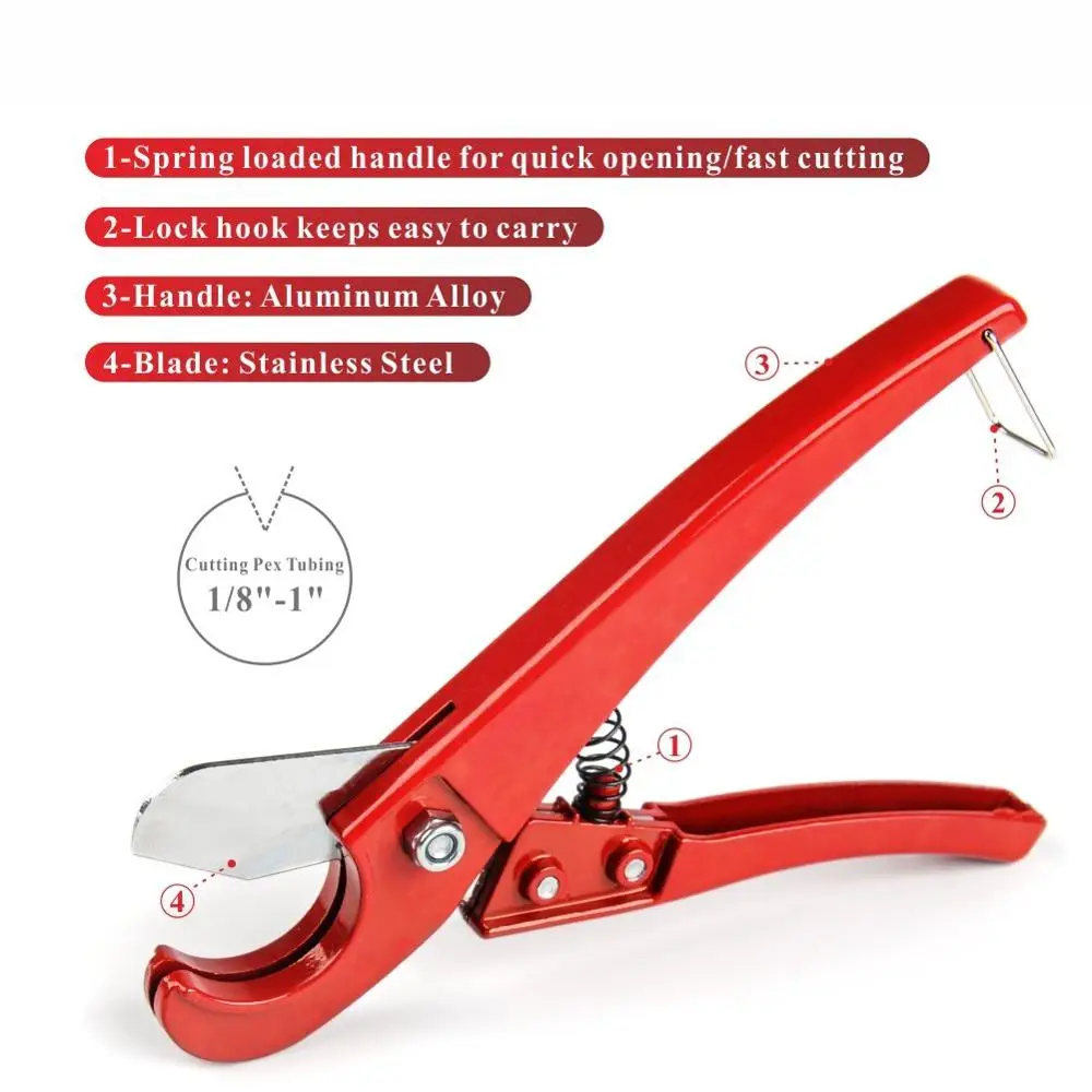 PEX Cutter Cutting 1/8