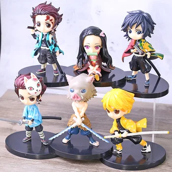 

Anime Figurine Model Demon Slayer Kimetsu No Yaiba Q Posket Kamado Tanjirou Kamado Nezuko Agatsuma Zenitsu Figures Toys