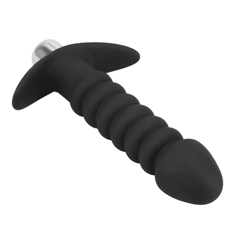 Plug anal vibrant en silicone pour stimulation clitoridienne_voghion.com