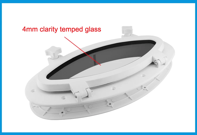 Морская Лодка яхты RV овальной формы порт отверстие ABS пластик овальные люки порт огни Сменное оконное отверстие порт свет
