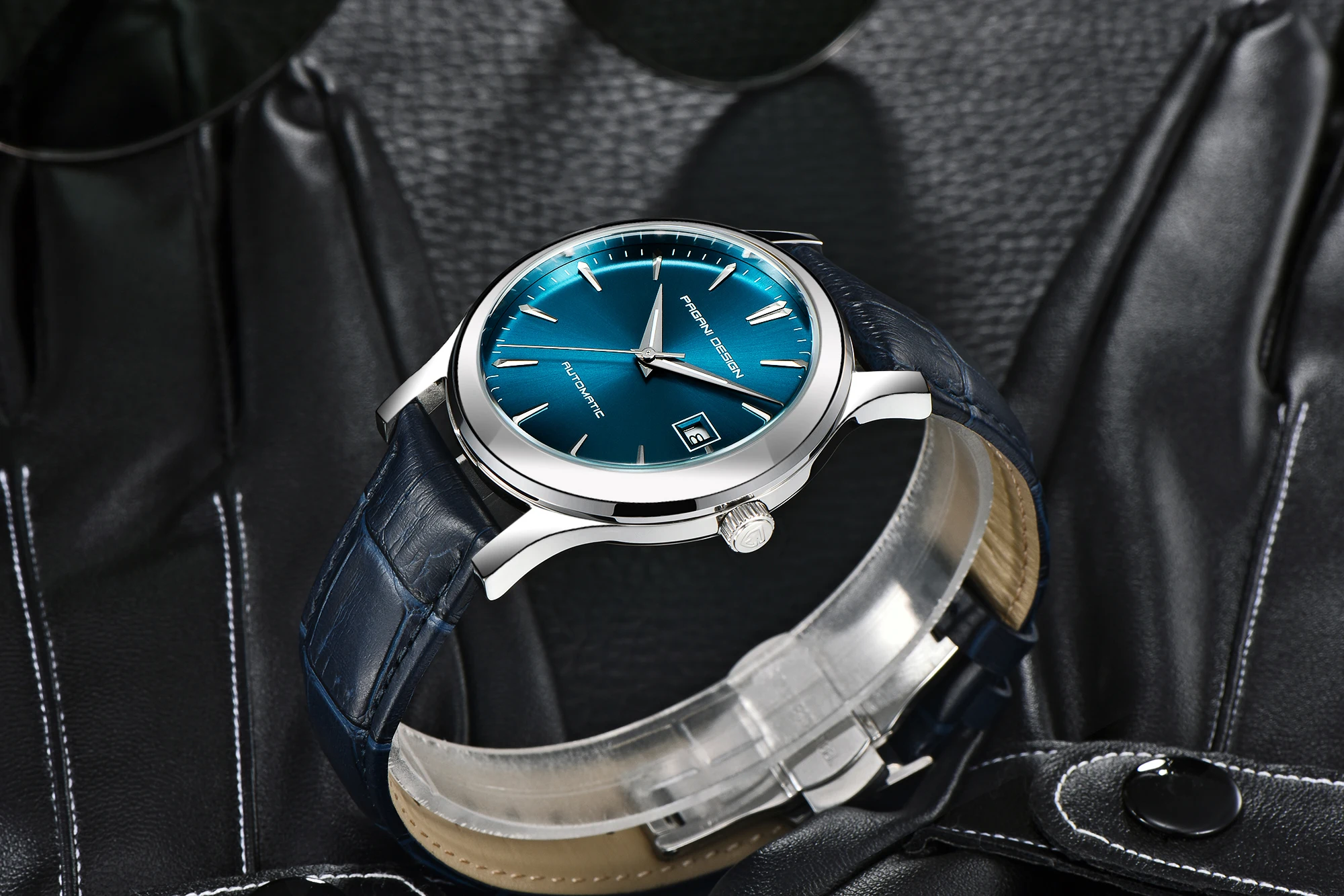 PAGANI DESIGN Watch for Men Business Classic Men Mechanical Wristwatches Waterproof Luxury Genuine Leather Automatic Watch