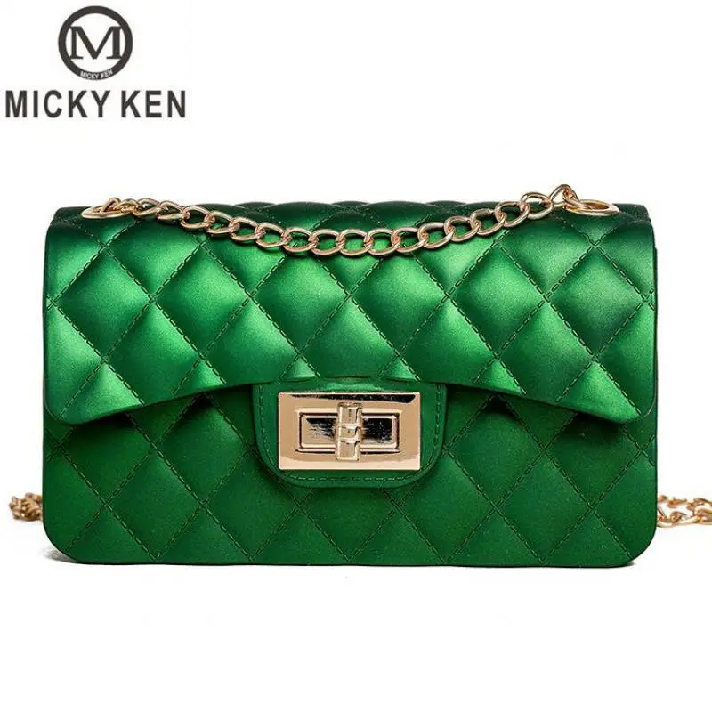 

Famous Brand PU Leather Messenger Bags Luxury Shoulder Bag Handbags Women Bag Female Chain Solid Color Jelly Bag Frosted Matte