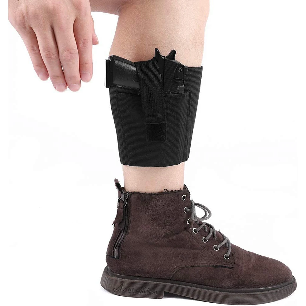 Universal Tactical Ankle Holster Concealed Carry Elastic Deep