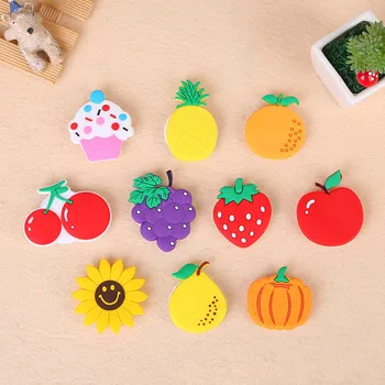 

50pcs silicone Fruit material mobile phone folding stretch air-bag bracket Phone Holder Balloon support