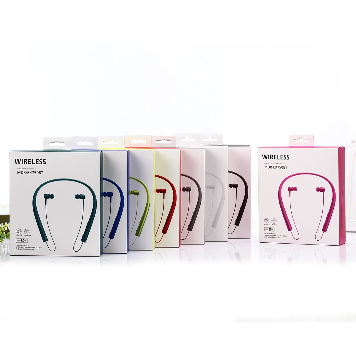 Bluetooth гарнитура Спортивная Шея Висячие беговые уши наушники-вкладыши стерео беспроводные Bluetooth наушники 50 шт./партия