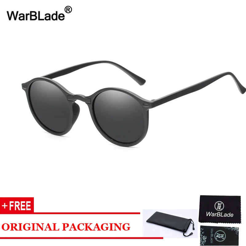 WarBLade, винтажные женские поляризованные солнцезащитные очки, мужские ретро круглые маленькие солнцезащитные очки, мужские очки для вождения, UV400, очки Gafas de sol