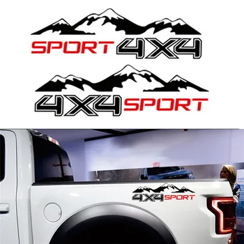 

SPORT 4x4 Logo Vinyl Mountain Car Sticker For Jeep Wrangler Cherokee Compass Grand Cherokee Patriot Liberty Renegade Accessories