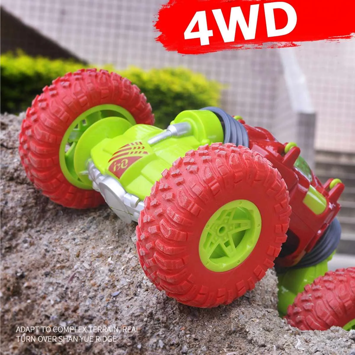 4WD 2,4 GHZ пульт дистанционного управления скручивающаяся альпинистская машина с анти-пропуском шины 15 км/ч высокоскоростная внедорожник игрушка подарок для детей