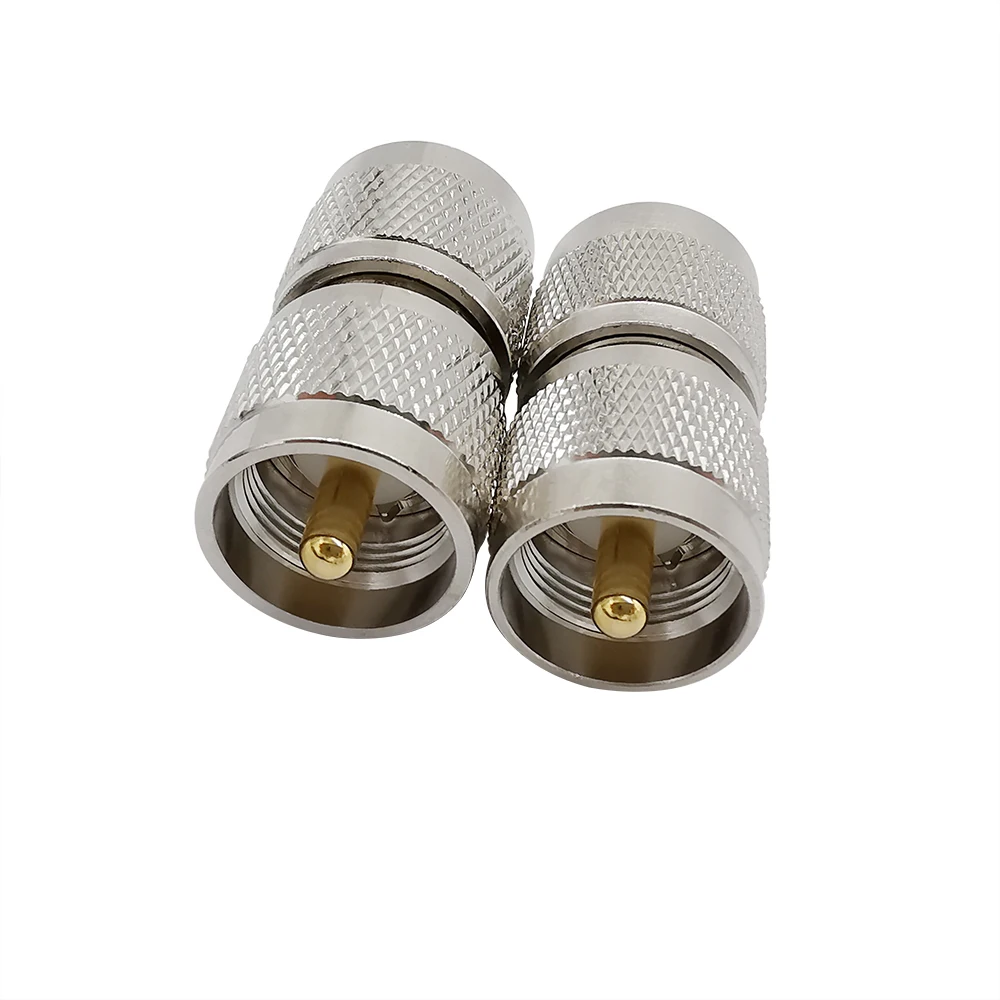 

1Pcs UHF Male to UHF Male PL-259 PL259 Connector RF Coax Coaxial Adapter Wi-Fi Adapter Coupler