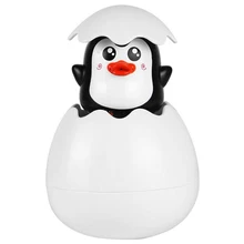 Baby Bathing Toy Kids Cute Penguin Egg Water Spray Sprinkler Bathroom Sprinkling Shower Swimming Water Toys