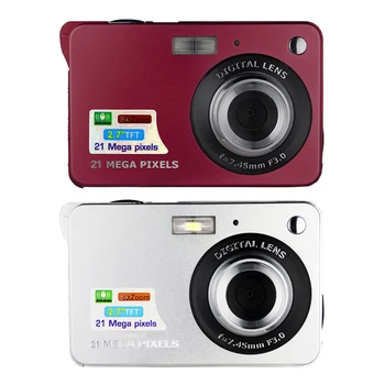 

21 Mega Pixels 2.7 inch LCD HD Digital Camera Anti-Shake Face Detection Video Camcorder Indoor Outdoor for Adult/Seniors/Kid