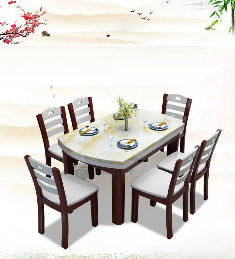 Masa Sandalye Sala Dinning Redonda Eet Tafel Tisch Meja Makan, деревянный комедор, стол для столовой