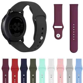 

18MM 20MM 22MM Silicone Watch Strap For Garmin Venu GarminMove 3 Garmin Active S Vivoactive 4 4S Smart Wristband Correa Bands