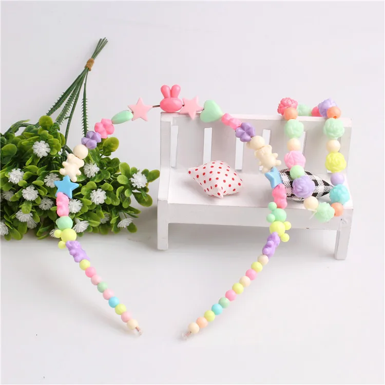 170 шт. Детские Diy игрушечные бусины-головоломки diy Детские бисерные игрушки коррекция амблиопии бисерные Развивающие игрушки для девочек на день рождения