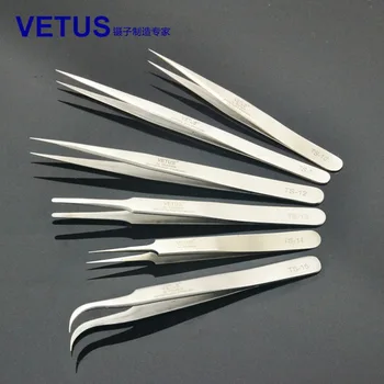 

by dhl or ems 500pcs Stainless Steel Industrial Anti-static Tweezers watchmaker Repair Tools Excellent Quality new