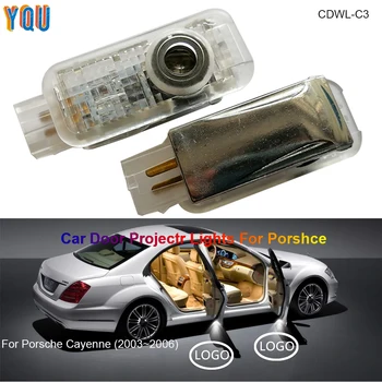 

Auto Car LED Door Projector Lights For Porsche Cayenne Welcome Interior Light Lamp Carro Coche Logo Luces Para Luz Accessories