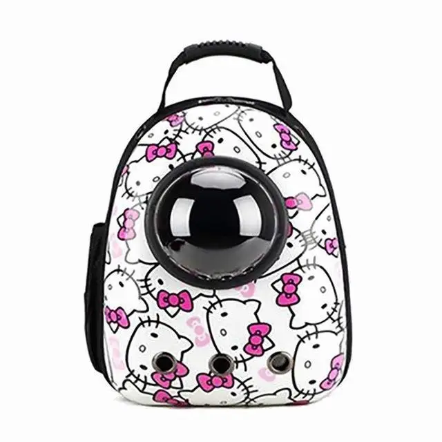 Рюкзак для собак и кошек, дорожная переноска для кошек, двойная сумка на плечо, космическая капсула, рюкзак для кошек, сумка для маленьких питомцев, сумка для переноски кошек - Цвет: H