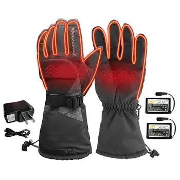 

Heated Gloves Battery Powered Heat Gloves Waterproof Winter Thermal Gloves Warm Touchscreen Gloves for Outdoor Sports Cycling