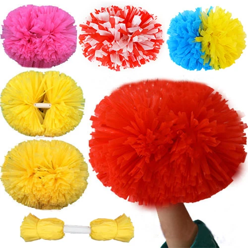 New 2pcs/lot Cheerleader pom poms supplies flower pompons Color can free  combination paragraph Cheerleading cheer supplies - AliExpress