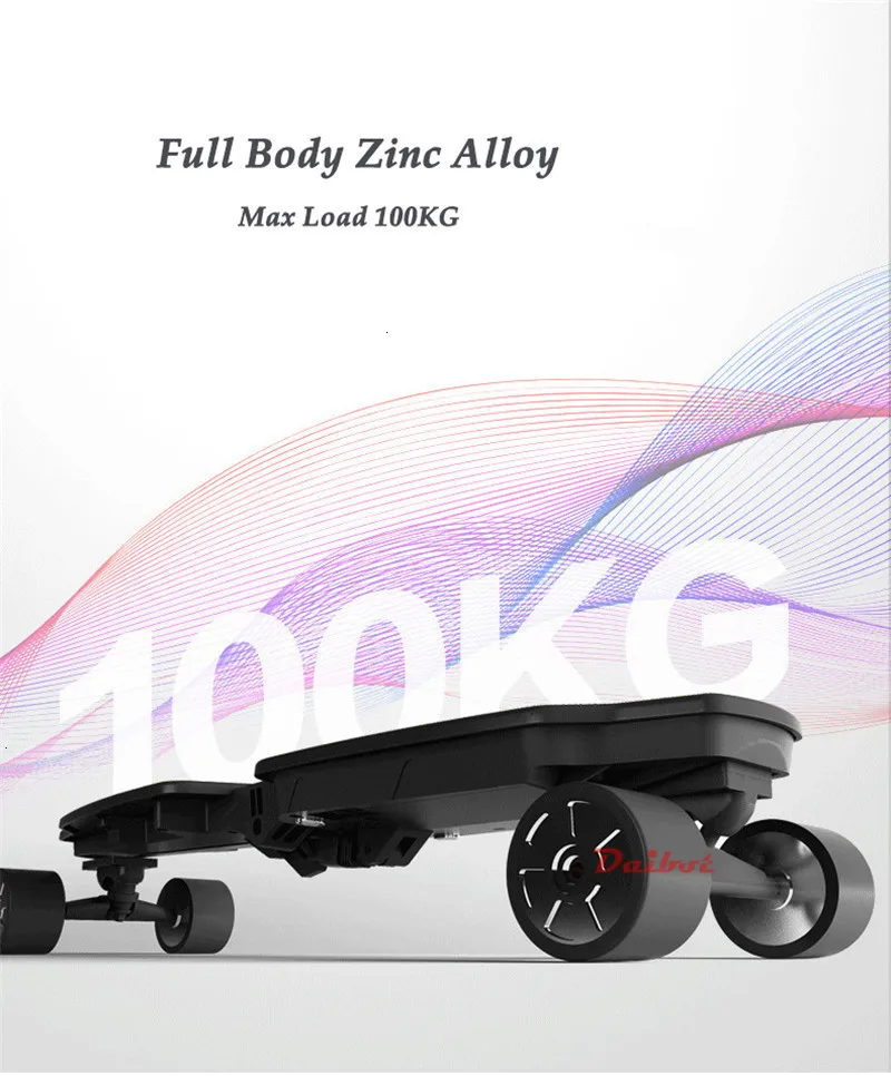 Daibot Four Wheel Electric Scooter Electric Scooters 500W 24V Foldable Electric Skateboard With Bluetooth Speaker For Adult      (35)