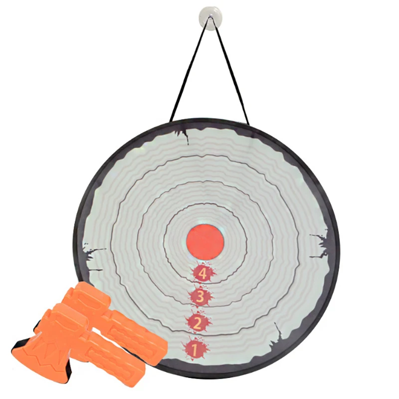 Foam Axe Throwing Game Set for Kids and Adult with 2 Axes Safe Dart Board Games Toy Competition Indoor Outdoor | Спорт и развлечения