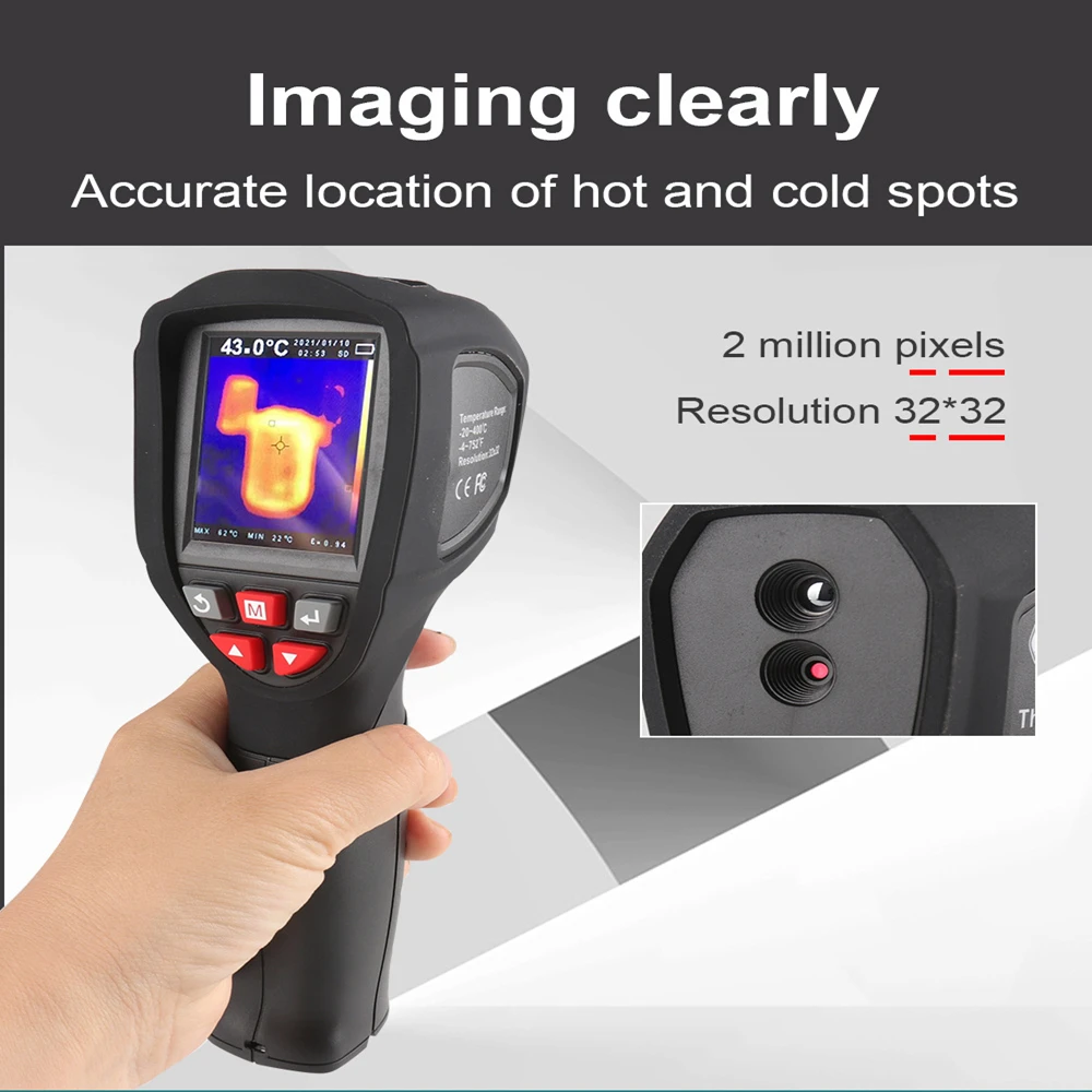 ET691 2.4 inch TLT LCD Infrared Thermal Imager Camera Floor Heating