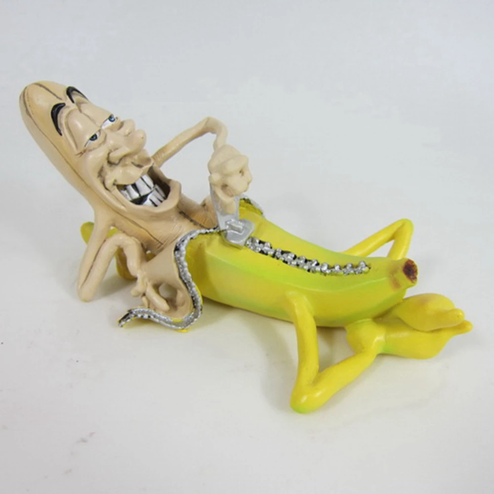 

Creative Resin Banana Man Miniature Home Decoration Accessories, Funny Bar Decor Crafts, Handmade Ornaments, Novelty Gifts