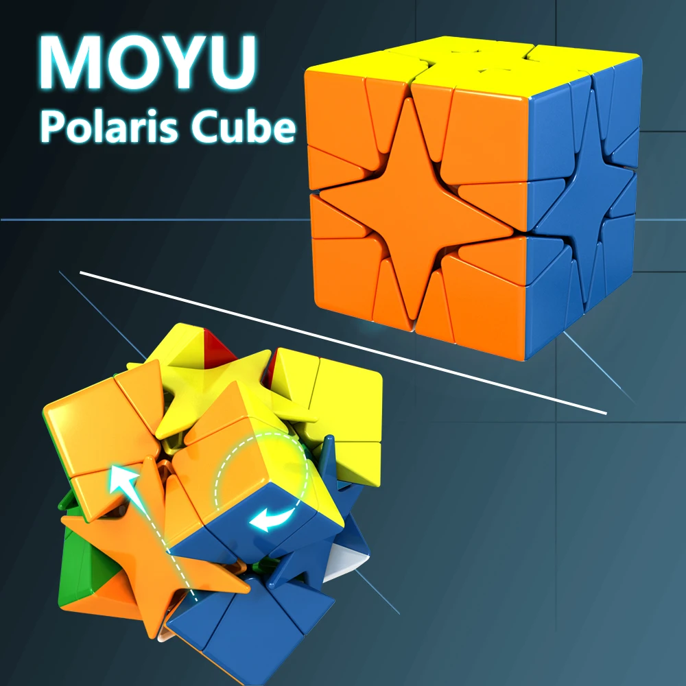 

MoYu MeiLong Polaris кубик кубики классная Магическая головоломка кубик образовательный MoYu Polaris кубик игрушка для детей гладкая антистресс