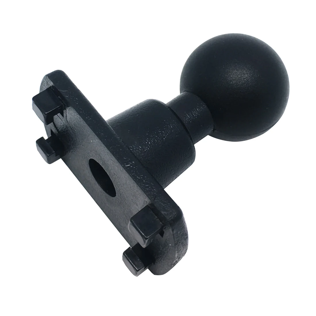4 Hole Claws AMPS Adaptor Plate with 1 inch( 25mm) Rubber Ball compatible for Ram Mounts for Cameras for Garmin GPS DVR