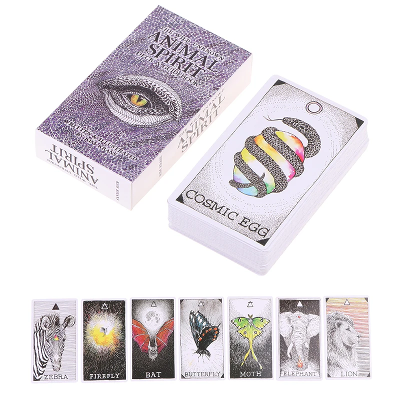The Wild Unknown Animal Spirit Oracle Card Tarot Prophecy Divination Board Game | Игрушки и хобби