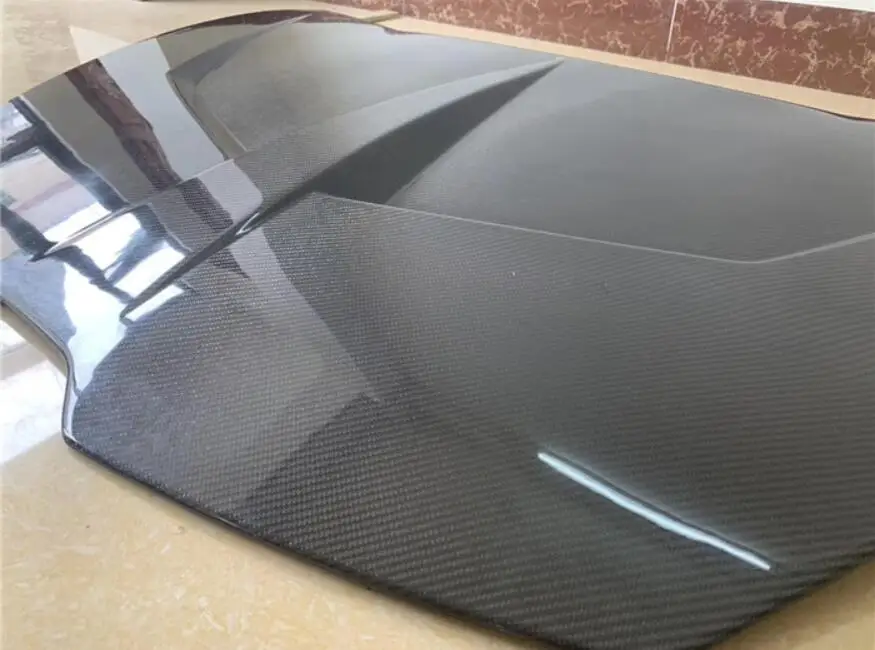 Углеродного волокна передний бампер капота Vent Обложка подходит для Lamborghini Huracan LP610 LP580