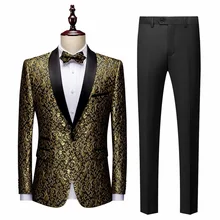 Aliexpress - 2021 Men’s Suit Two Piece Suit Stage Performance Suits for Men  Men Wedding Suits