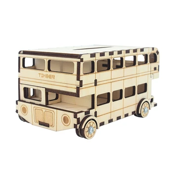 

London City Bus Wooden Mechanical Puzzle